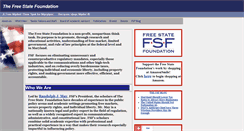 Desktop Screenshot of freestatefoundation.org